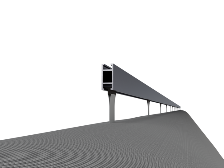 System montażowy na szynie aluminiowej