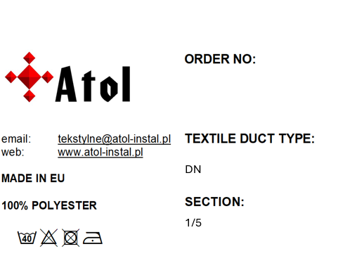 Easy installation thanks to precise labeling